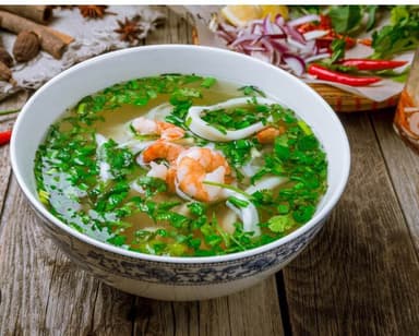 Фо с морепродуктами / Seafood pho / PHỞ HẢI SẢN